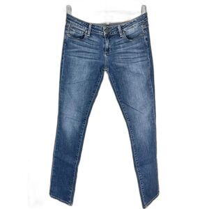 PAIGE JimmyJimmy Skinny W/26 Blue Excellent low Rise Tigerlily Wash Jeans LN y2k